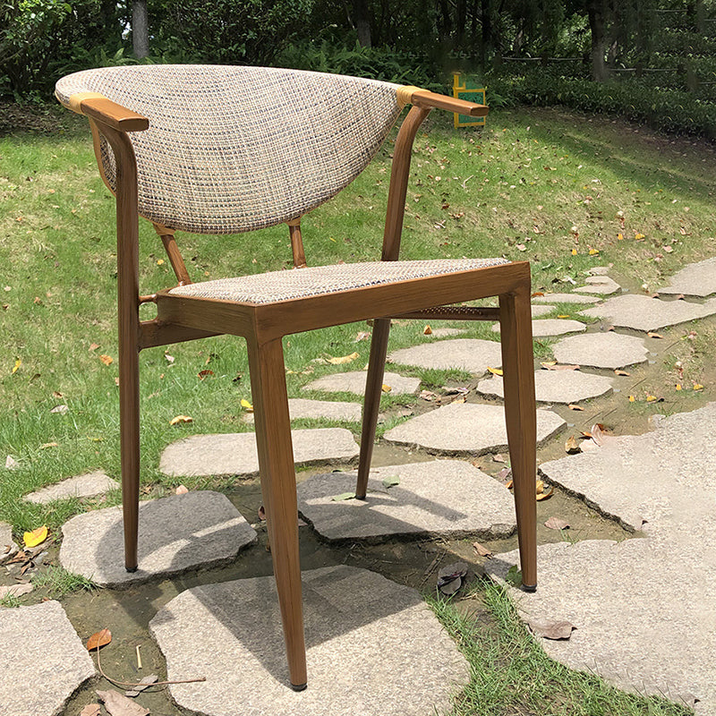 Modern Tempered Glass Dining Table Set 1/5 Pieces Dining Table Set for Outdoor