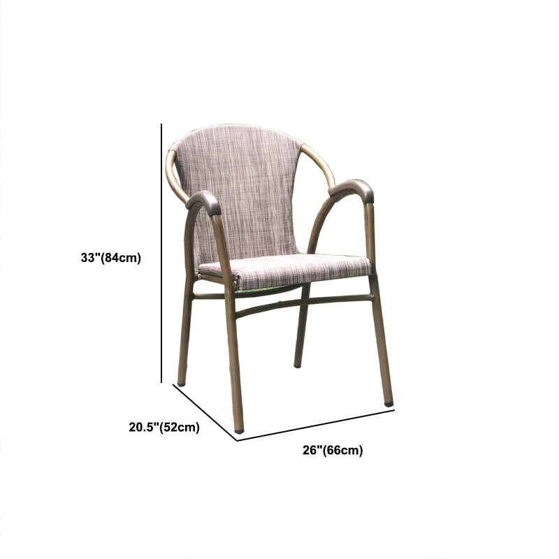 Modern Tempered Glass Dining Table Set 1/5 Pieces Dining Table Set for Outdoor