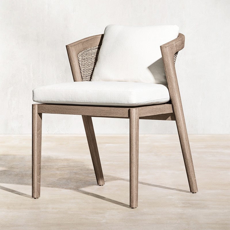 Bohemian Style Solid Wood Dining Table Set 1/7 Pieces Dining Table Set for Outdoor