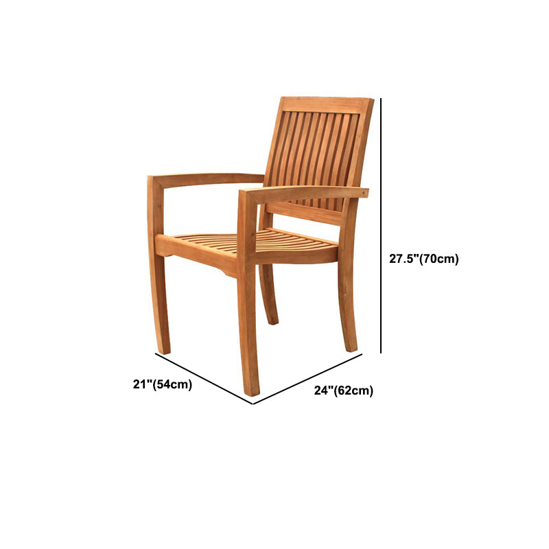 Bohemian Style Solid Wood Dining Table Set 1/5/7 Pieces Dining Table Set for Outdoor