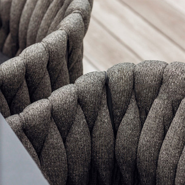 Modern Dining Table Set with Metal Base 1/7 Pieces Dining Table Set for Outdoor