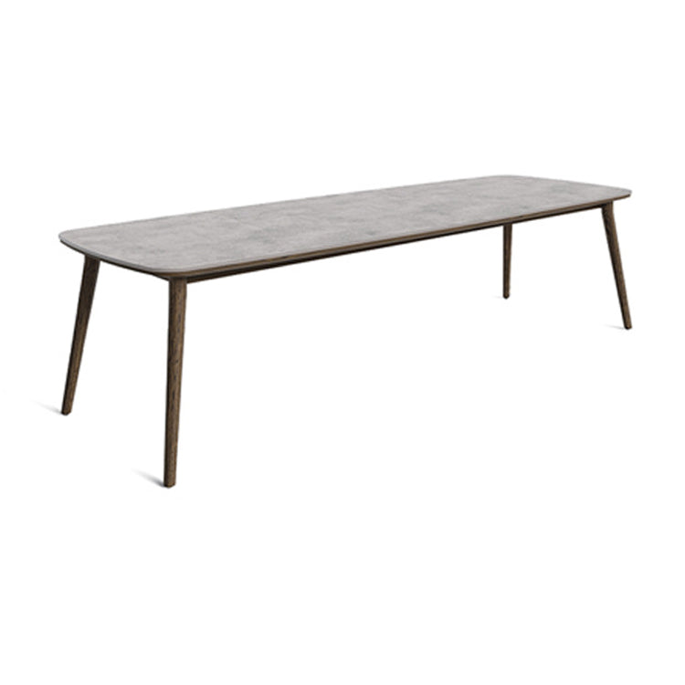 Boho Stone Dining Set 1/5/9 Piece Rectangular Dining Table Set for Outdoor