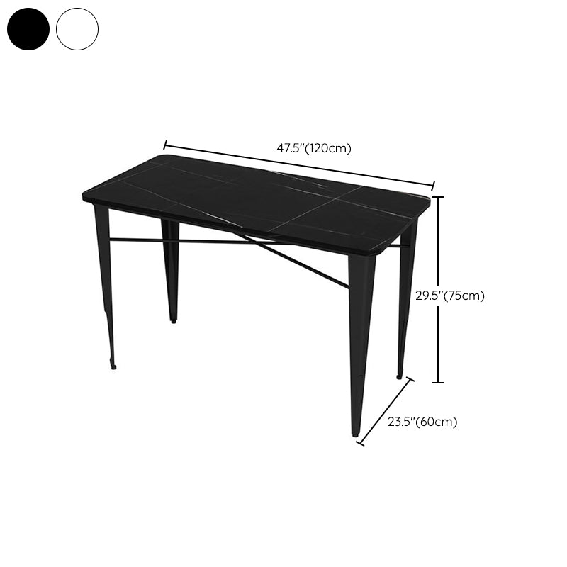 Modern Metal Dining Set 1/5 Pieces Stone Dining Table Set for Outdoor