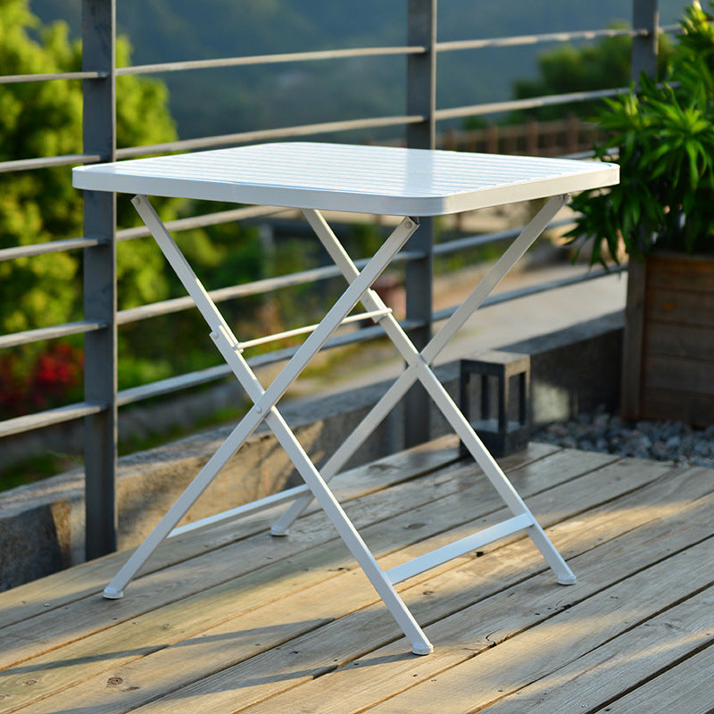 Modern 1/3 Pieces Metal Dining Set Reclaimed Wood Dining Table Set