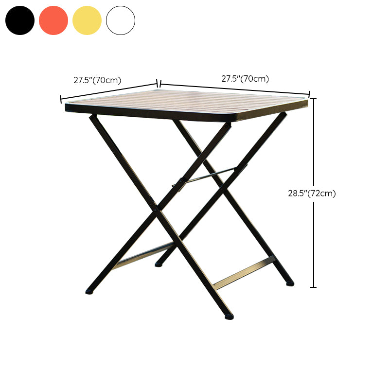 Modern 1/3 Pieces Metal Dining Set Reclaimed Wood Dining Table Set