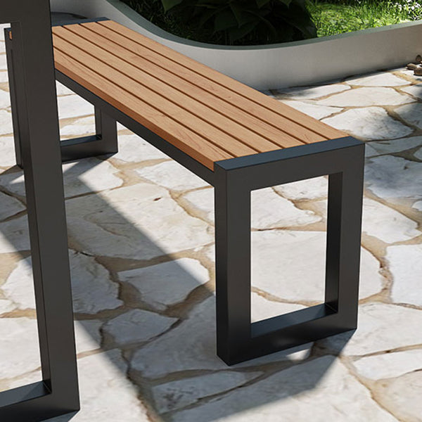 Modern Rectangular Picnic Table 1/2/3 Pieces Reclaimed Wood Dining Picnic Table Set