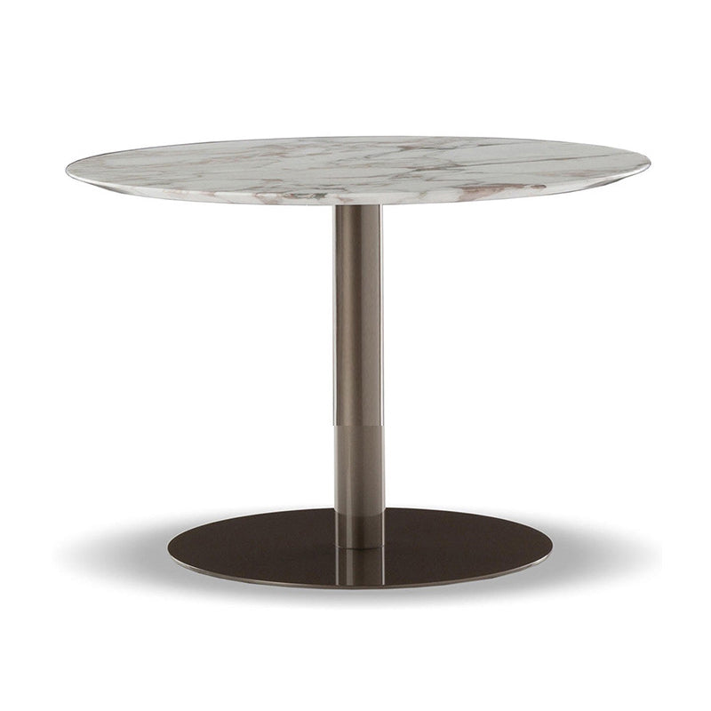 Industrial Stone Top Dining Table Set with Metal Base 1/7 Pieces Dining Set for Outdoor