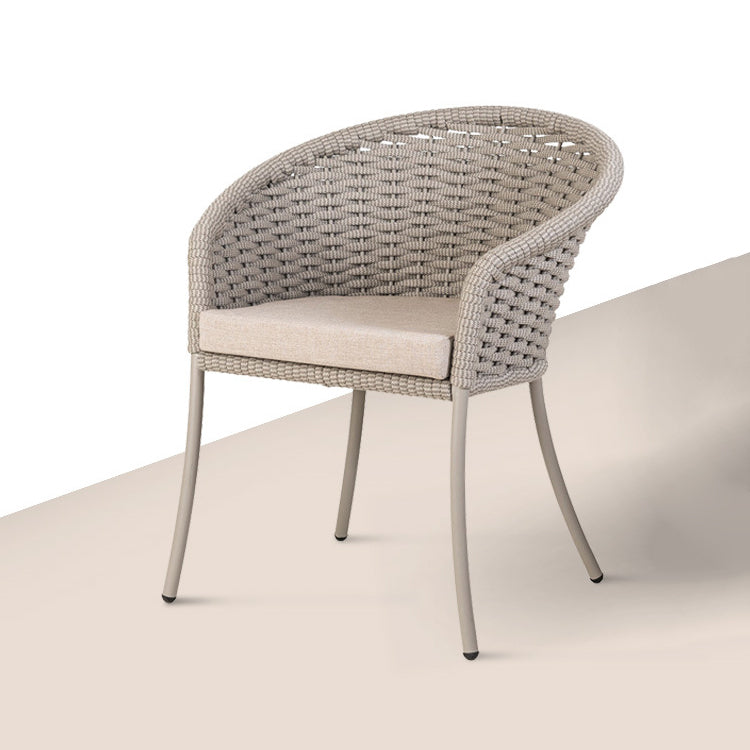 Bohemian Style Metal Base Dining Table Set 1/3/7 Pieces Dining Table Set for Outdoor