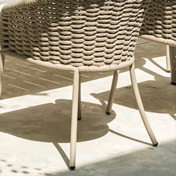 Bohemian Style Metal Base Dining Table Set 1/3/7 Pieces Dining Table Set for Outdoor