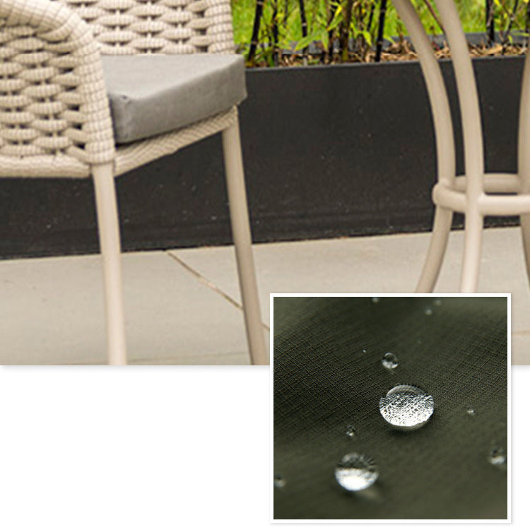 Bohemian Style Metal Base Dining Table Set 1/3/7 Pieces Dining Table Set for Outdoor