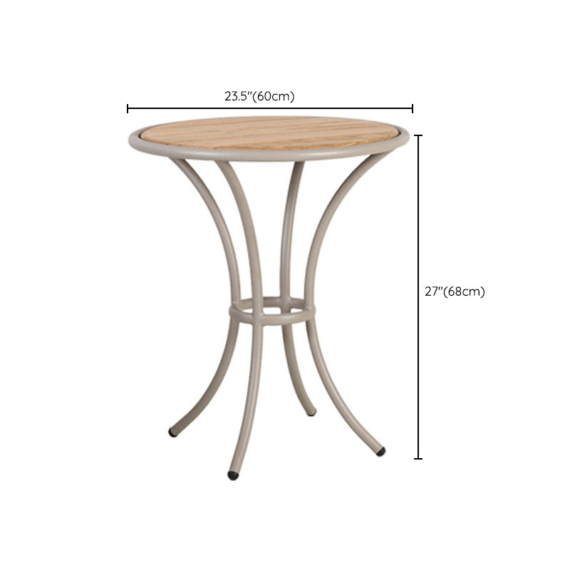 Bohemian Style Metal Base Dining Table Set 1/3/7 Pieces Dining Table Set for Outdoor