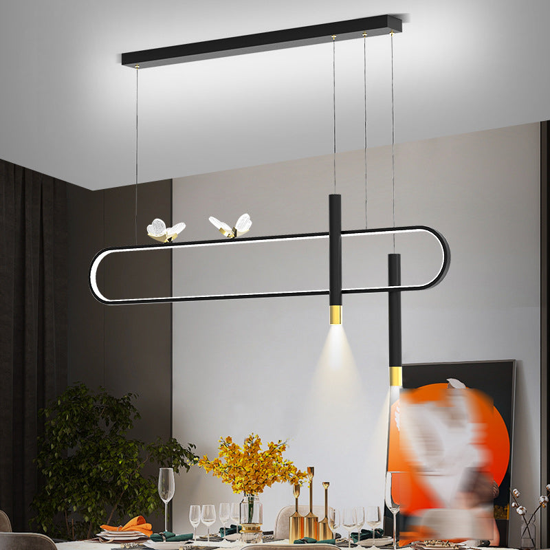 3-Light Modern Style Island Pendants Metal Pendant Lights for Dining Room