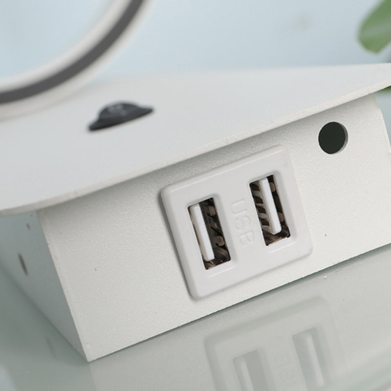 Metal Drum Wall Light Fixture Minimalist 1 Light Wall Lighting for Bedroom