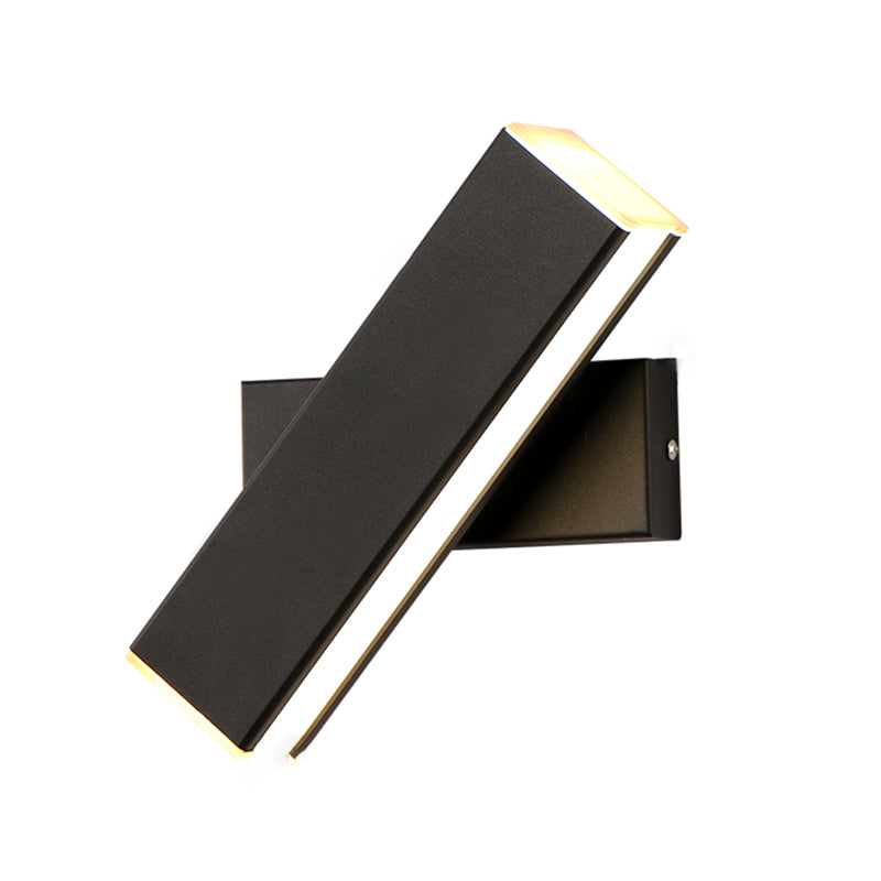 Linear Wall Mount Lighting Simple Metal 1 Light Wall Mounted Light for Bedroom