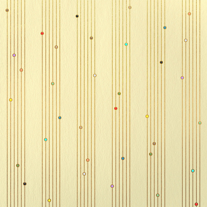 Modern Style Illustration Mural Wallpaper Stripe Indoor Wall Mural