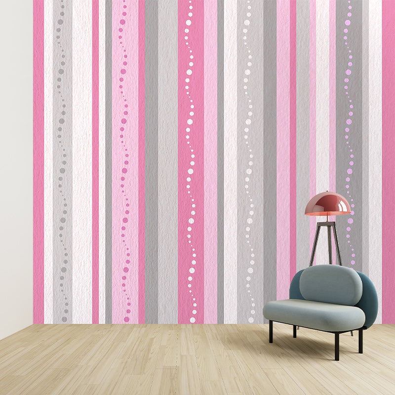 Modern Illustration Wallpaper Watercolor Texture Environment Friendly Bedroom Wall Mural