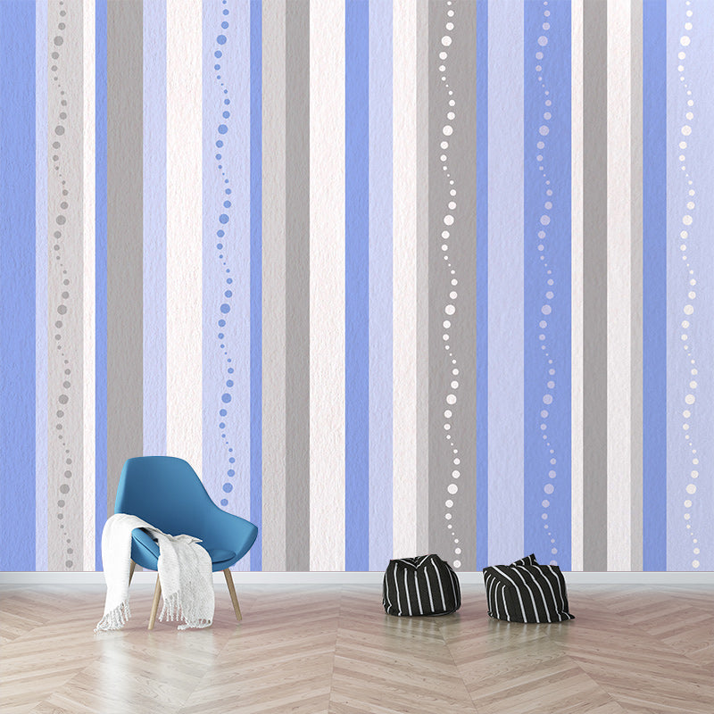 Modern Illustration Wallpaper Watercolor Texture Environment Friendly Bedroom Wall Mural