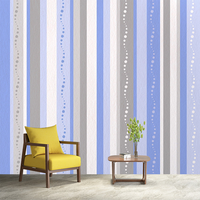 Modern Illustration Wallpaper Watercolor Texture Environment Friendly Bedroom Wall Mural