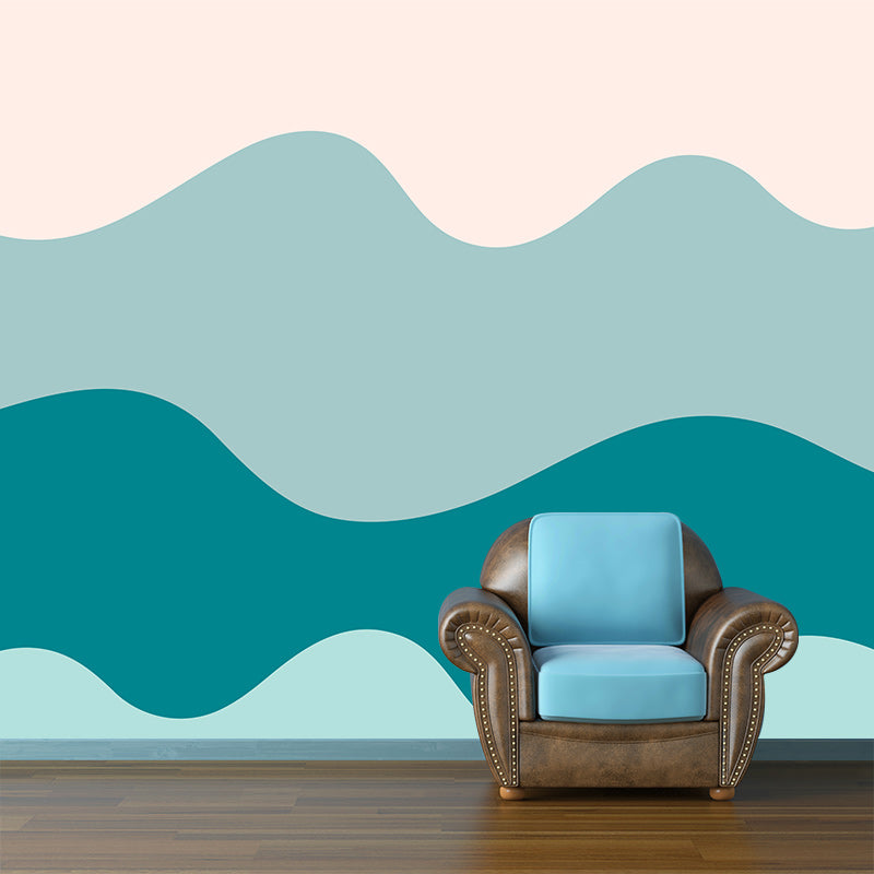 Abstract Art Resistant Mural Wallpaper Environment Friendly Sleeping Room Wall Mural