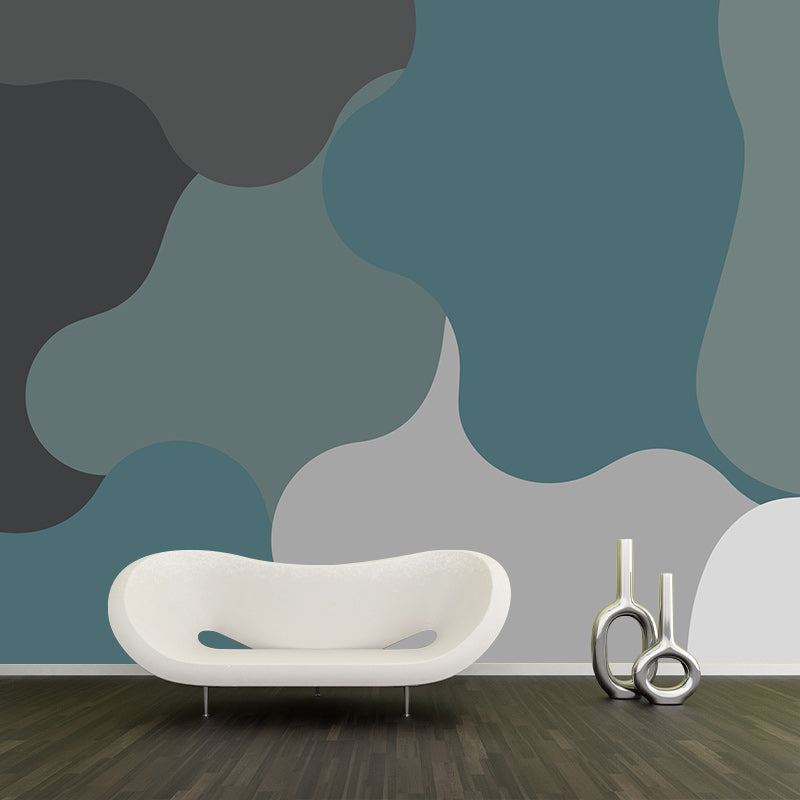 Abstract Art Resistant Mural Wallpaper Environment Friendly Sleeping Room Wall Mural