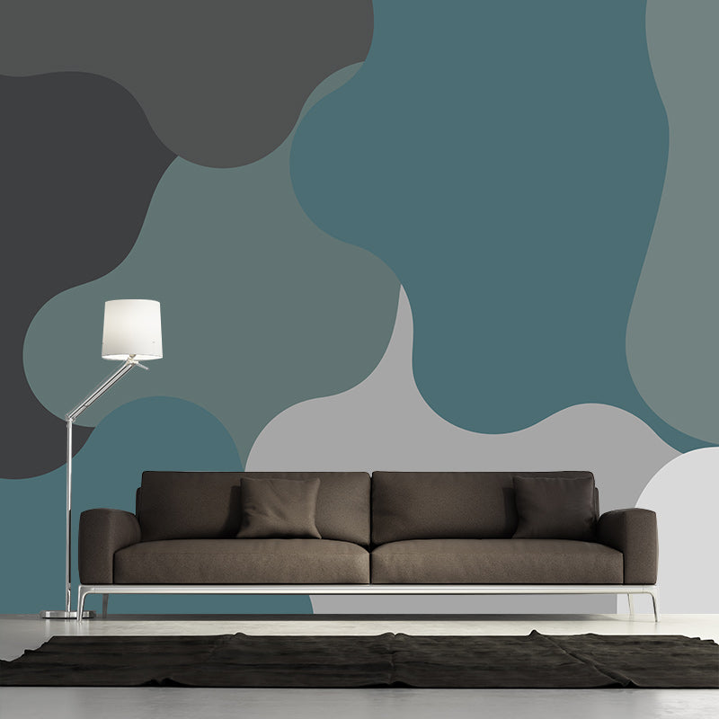 Abstract Art Resistant Mural Wallpaper Environment Friendly Sleeping Room Wall Mural