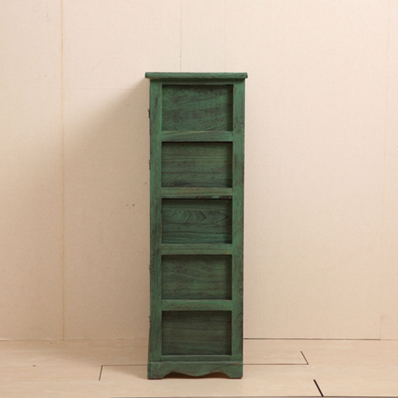 Nautical Bedroom 12" Wide Storage Chest Wooden Vertical Chest with Drawers