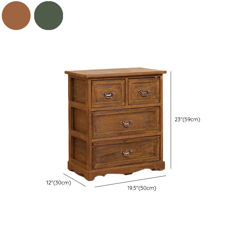 Nautical Bedroom 12" Wide Storage Chest Wooden Vertical Chest with Drawers