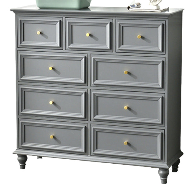 Contemporary 13.7" Wide Storage Chest 6 Soft-Close Drawers Chest