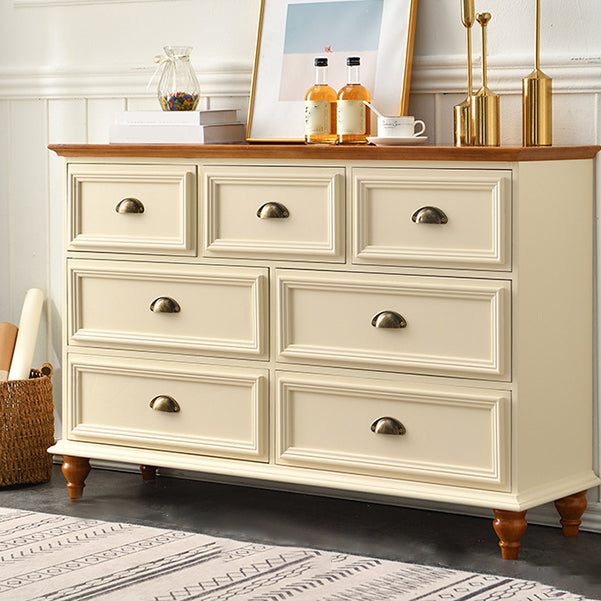 Contemporary 13.7" Wide Storage Chest 6 Soft-Close Drawers Chest