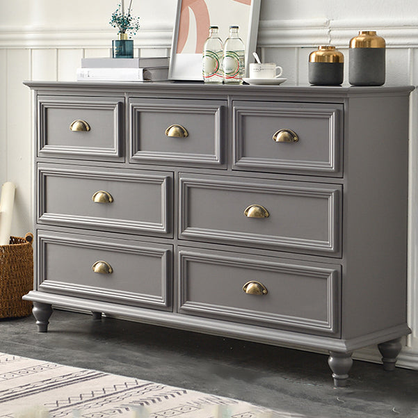 Contemporary 13.7" Wide Storage Chest 6 Soft-Close Drawers Chest