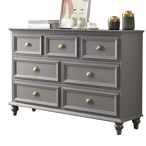 Contemporary 13.7" Wide Storage Chest 6 Soft-Close Drawers Chest