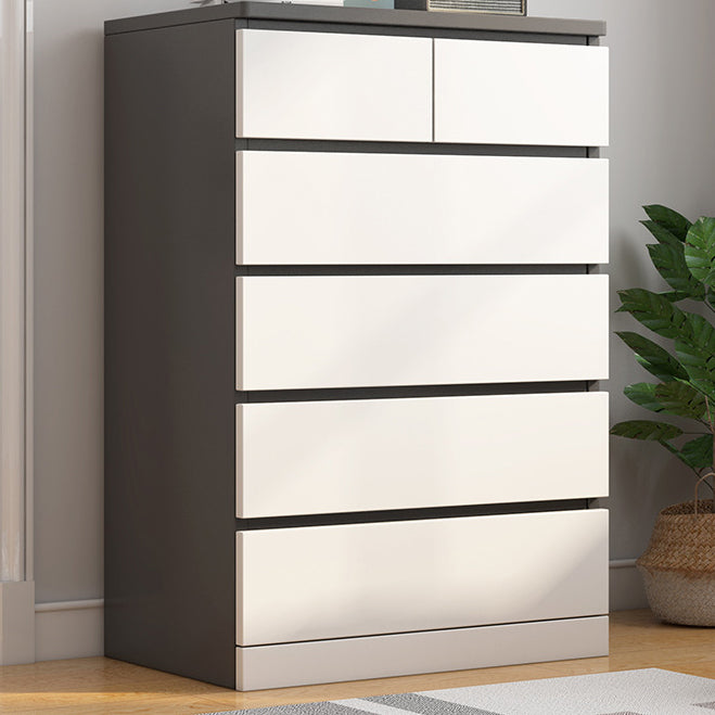 Wood Modern Storage Chest Dresser Vertical Dresser without Mirror