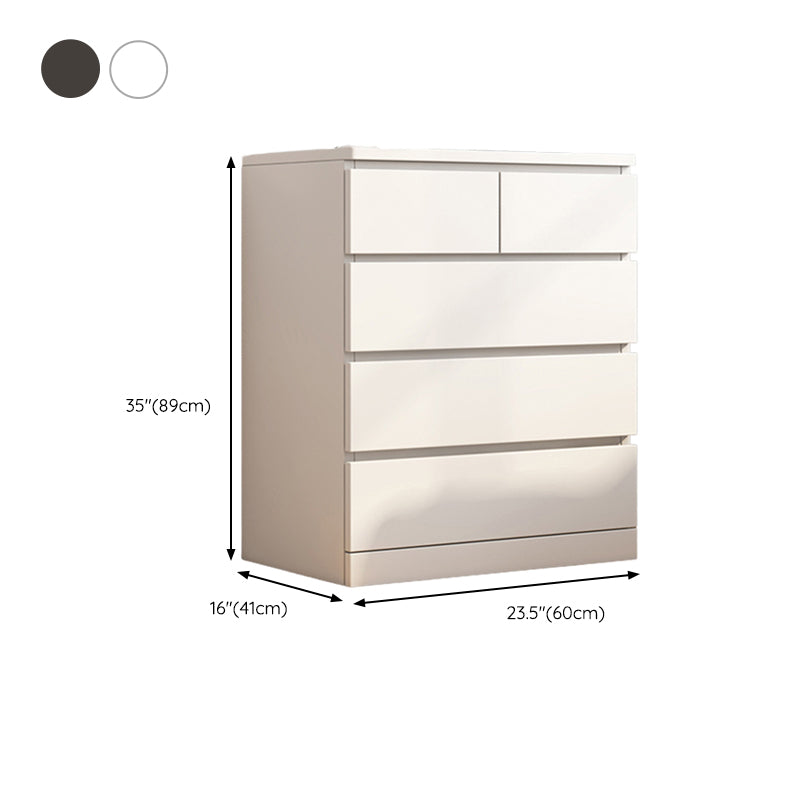 Wood Modern Storage Chest Dresser Vertical Dresser without Mirror