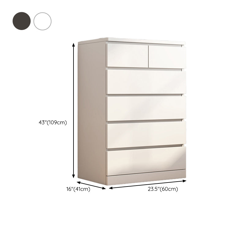 Wood Modern Storage Chest Dresser Vertical Dresser without Mirror