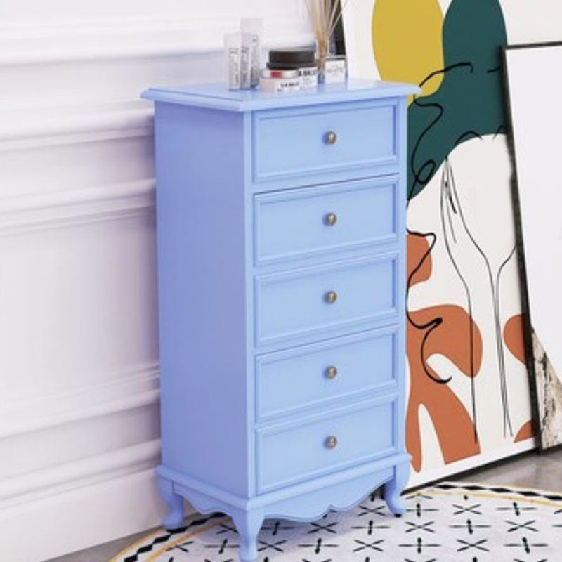 Bedroom Storage Chest Wooden Nautical Vertical Chest with Drawers