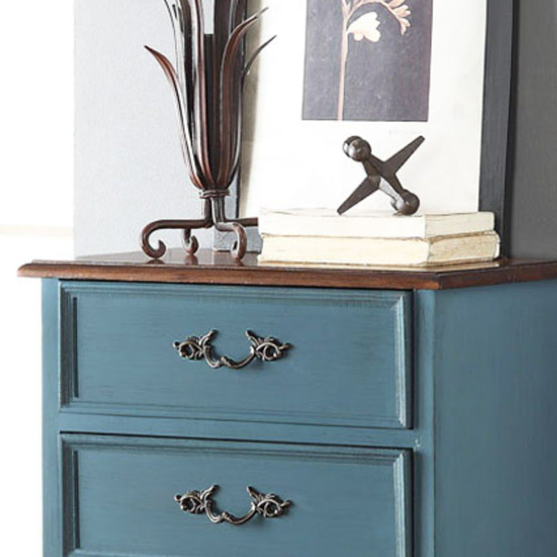 Bedroom Storage Chest Wooden Nautical Vertical Chest with Drawers
