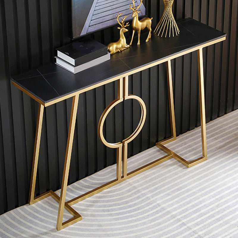 Modern Console Accent Table Antique Finish Sofa Console Table