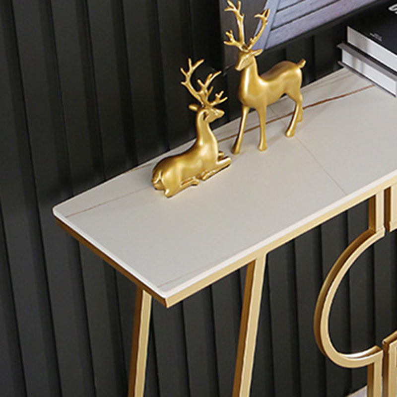 Modern Console Accent Table Antique Finish Sofa Console Table