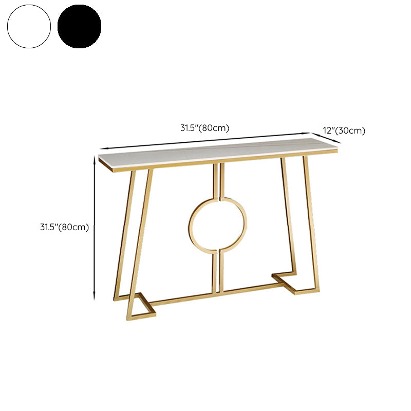 Modern Console Accent Table Antique Finish Sofa Console Table