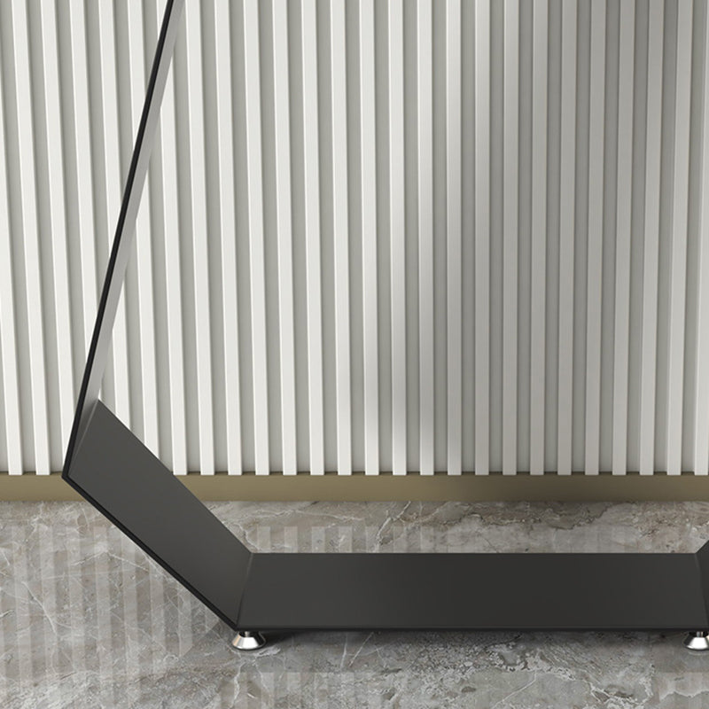 31.5" H Contemporary Console Accent Table Antique Finish Sofa Console Table in Marble