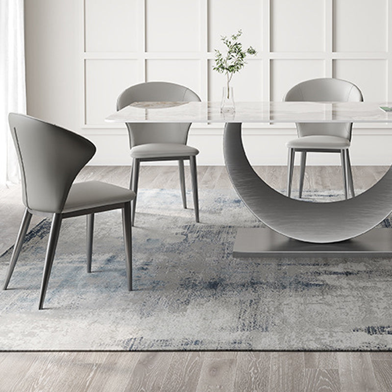 Modern Style Rectangle Table Set 1/2/3/5/8 Pieces Dining Set for Home Use