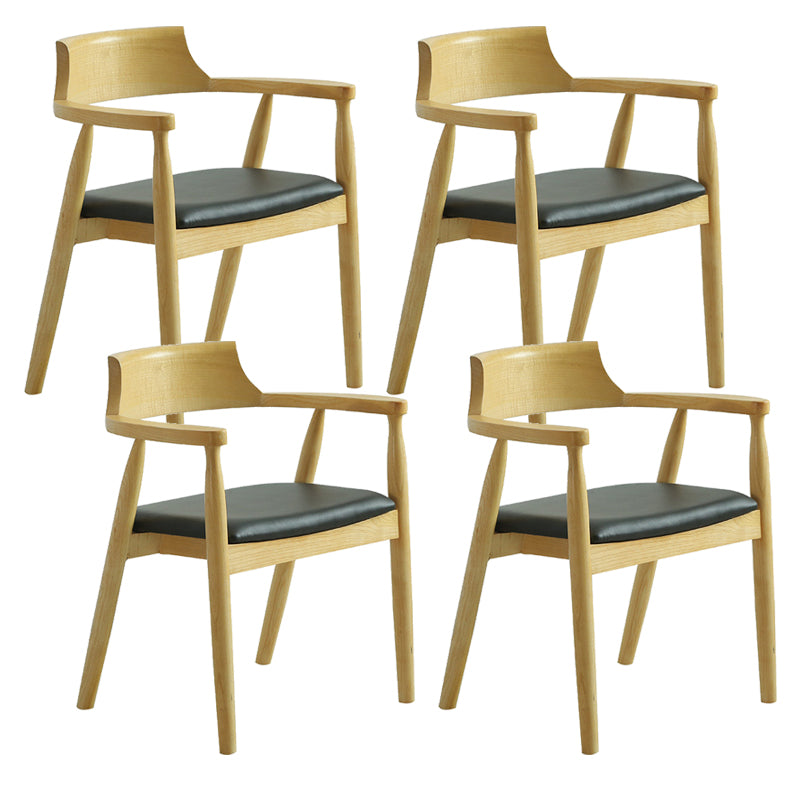 Modern 1/3/4/5 Pieces Dining Set Rectangle Pine Wood Dining Table for Kitchen