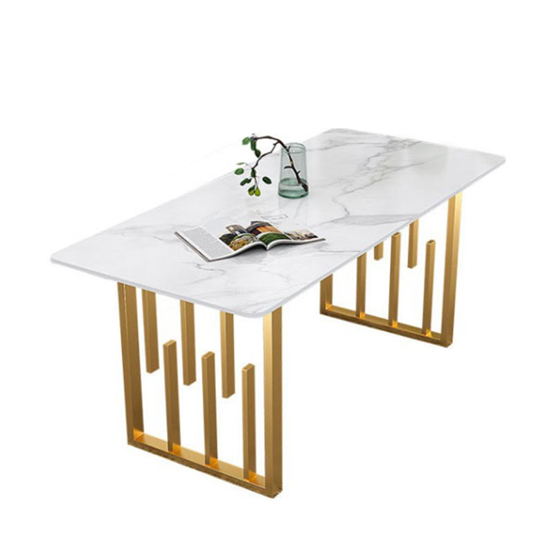 Modern 1/2/5/7 Pieces Dining Set Rectangle Stone Dining Table for Dining Room Kitchen