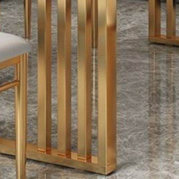 Modern 1/2/5/7 Pieces Dining Set Rectangle Stone Dining Table for Dining Room Kitchen