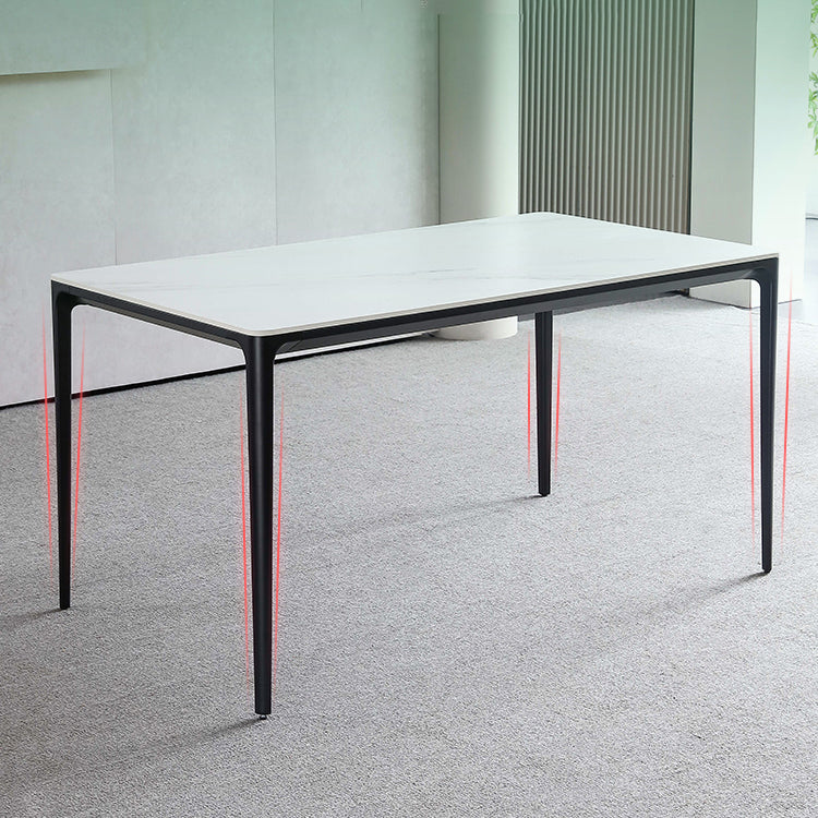 Modern Dining Room Furniture Set 1/4/5 Pieces Sintered Stone Dining Table Armless Chairs