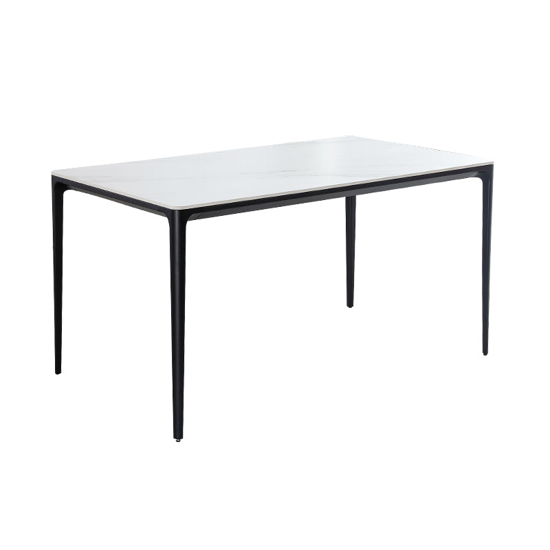 Modern Dining Room Furniture Set 1/4/5 Pieces Sintered Stone Dining Table Armless Chairs