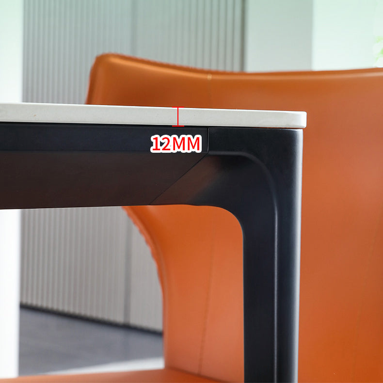 Modern Dining Room Furniture Set 1/4/5 Pieces Sintered Stone Dining Table Armless Chairs