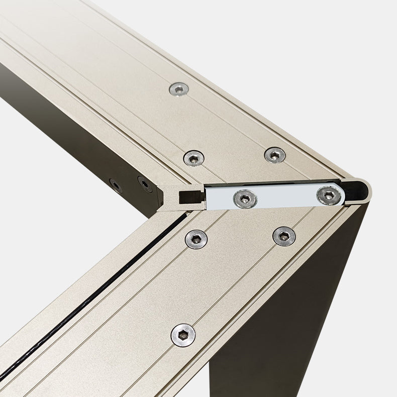 Sintered Stone Dining Table Set 1/4 Pieces Modern Rectangle Dining Table Armless Chairs