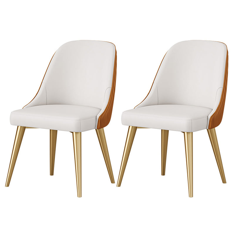 Sintered Stone Dining Table Set 1/3/5/7 Pieces Round Dining Table Faux Leather Chairs