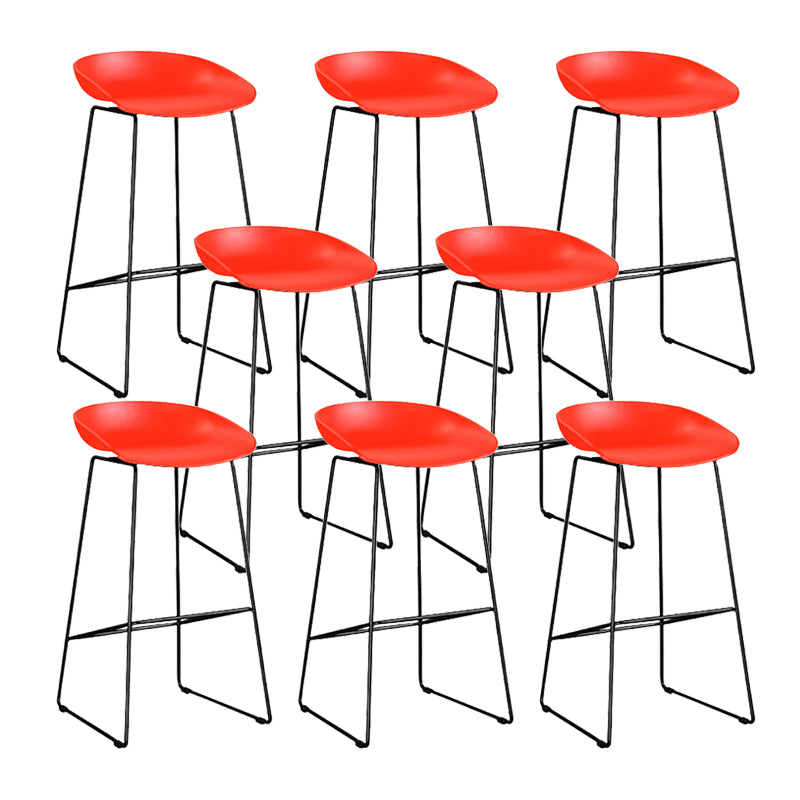 Industrial Bar Stool with Bucket Plastic Stool for Restaurant
